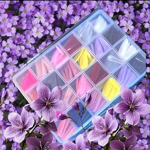 Long Stiletto and Coffin shaped press on nails